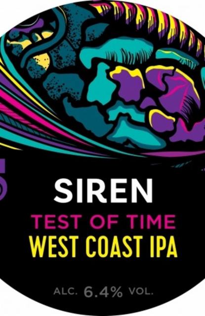 Test Of Time 6.4%, Siren Craft Brew, England