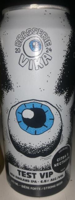 test vip 6.5%, Brasserie Vika, Canada