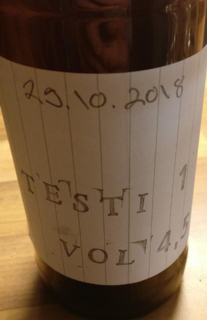 Testi 1 4.5%, Viherkummun Panimo, Finland