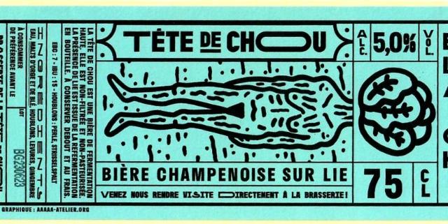 Tête De Chou Blanche Gingembre 5.0%, Brasserie De La Tête De Chou, France