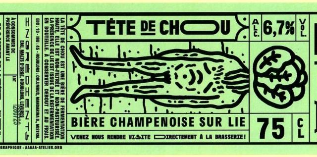 Tête De Chou IPA 6.7%, Brasserie De La Tête De Chou, France