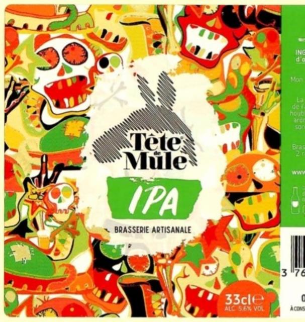 Tête De Mule IPA 5.6%, Brasserie Du Marais Poitevin (Tête De Mule), France