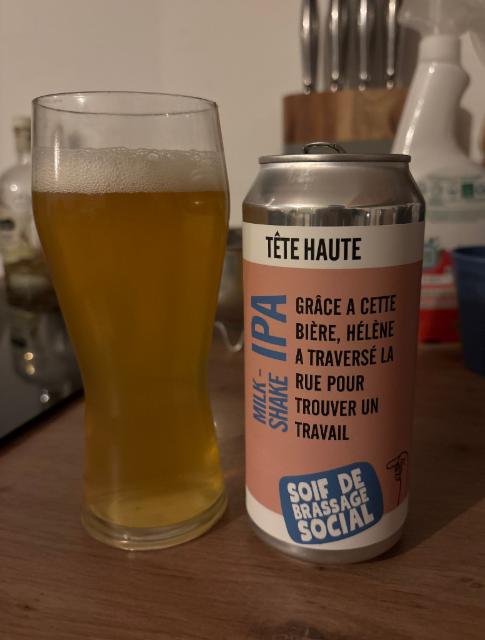 Tête haute - Milkshake IPA 5.5%, Brasserie Tête Haute, France