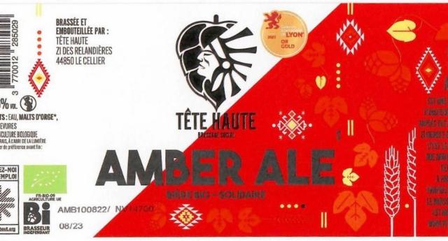 Tête Haute Amber Ale 6.0%, Brasserie Tête Haute, France
