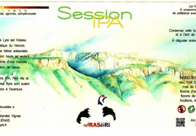 Tetras Byre Session IPA 4.2%, Brasserie Tetras Byre, France