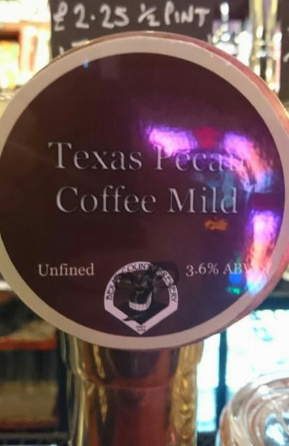 Texas Pecan Coffee Mild 3.6%, Bexar County Brewery, England