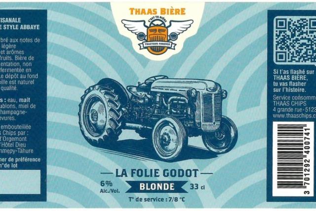 Thaas Bière - La Folie Godot 6.0%, Madame Nature (Ex Brasserie D'Orgemont), France