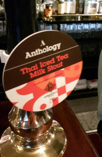 Thai Iced Tea Milk Stout 5.0%, Anthology Brewing Company, England