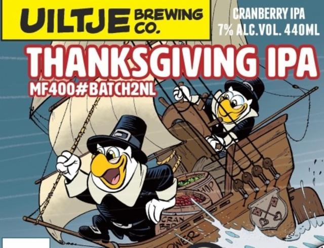 Thanksgiving IPA 7.0%, Uiltje Brewing Co, Netherlands