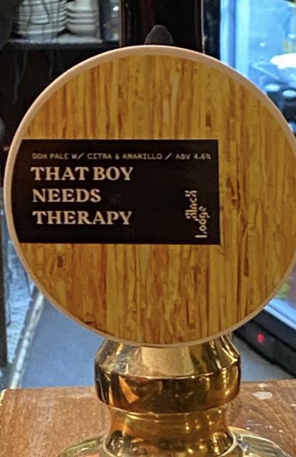 That Boy Needs Therapy 4.6%, Black Lodge Brewing, England