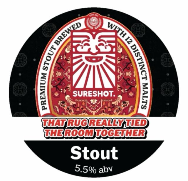 That rug really tied the room together 5.5%, Sureshot Brewing, England