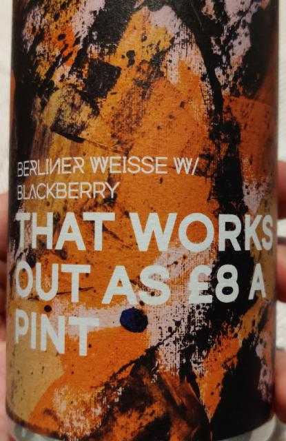 That Works Out As £8 A Pint 4.0%, Boundary Brewing, Northern Ireland