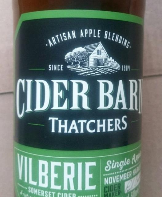 Thatchers Cider Barn - Vilberie 6.0%, Thatchers Cider, England