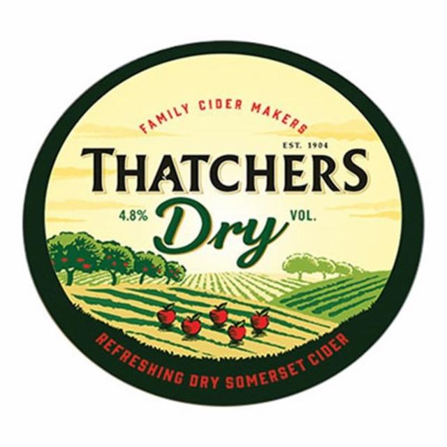 Thatcher's Dry 4.8%, Thatchers Cider, England