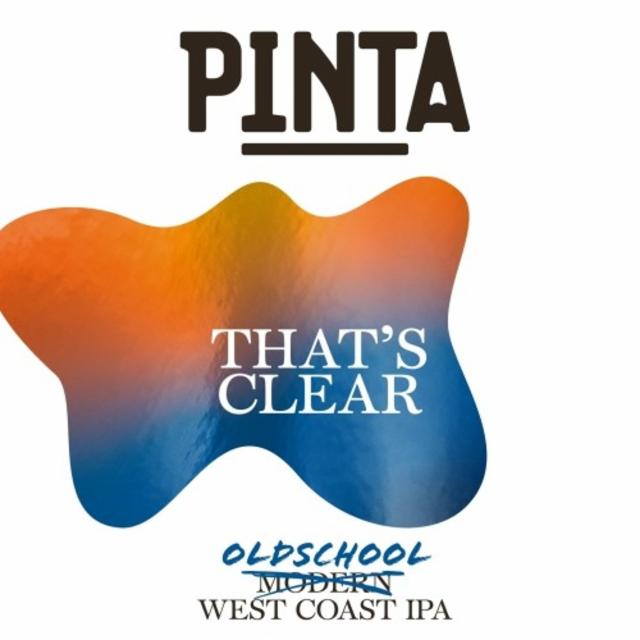 That's Clear 6.5%, Browar PINTA, Poland