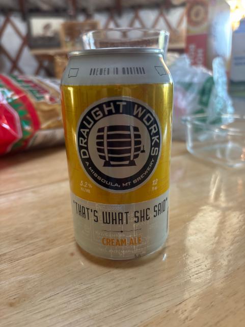 Thats what she said 5.2%, Missoula Brewing Company, United States