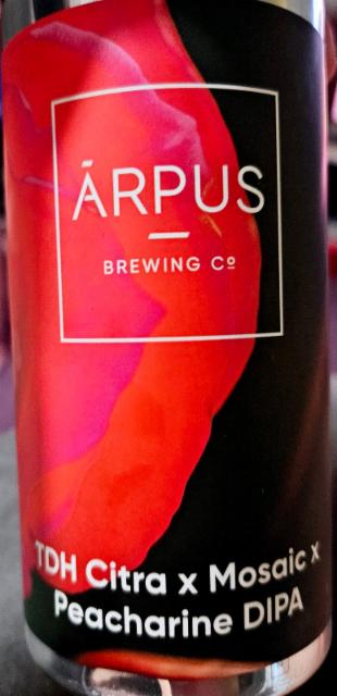 TDH Citra x Mosaic x Peacharine 8.0%, Ārpus Brewing Co., Latvia