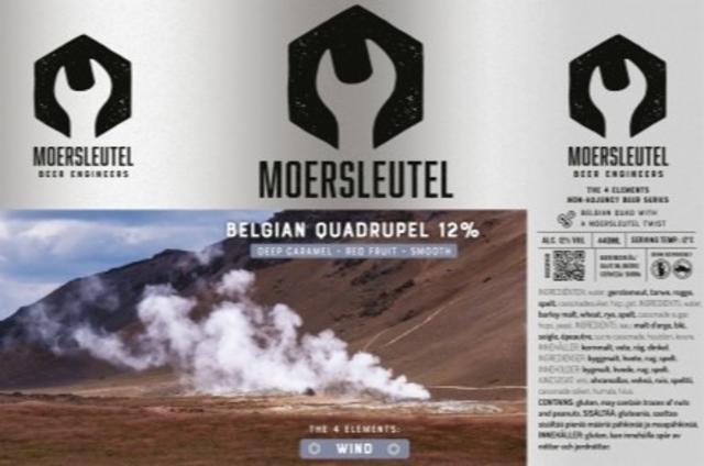 The 4 Elements: Wind 12.0%, Brouwerij De Moersleutel, Netherlands