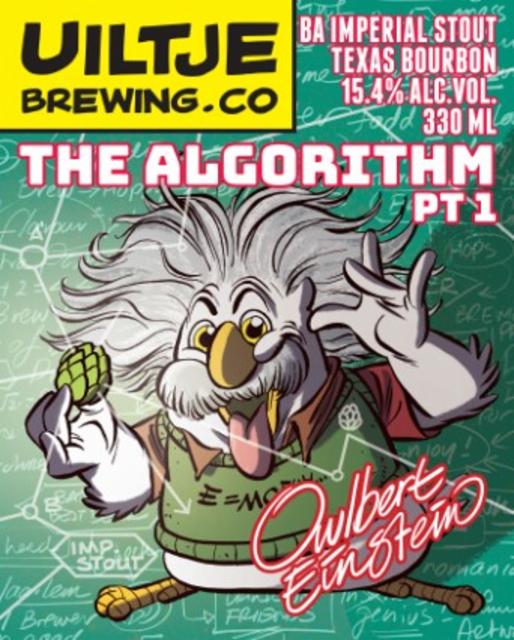 The Algorithm Pt. 1 Owlbert Einstein 15.4%, Uiltje Brewing Co, Netherlands