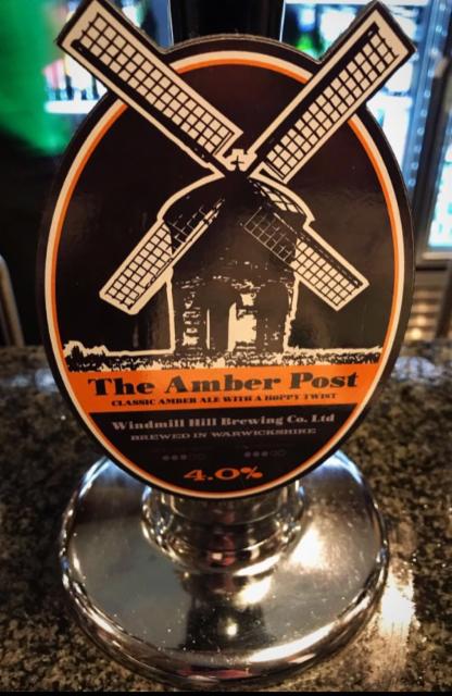 The Amber Post 4.0%, Windmill Hill Brewing Co. Ltd, England