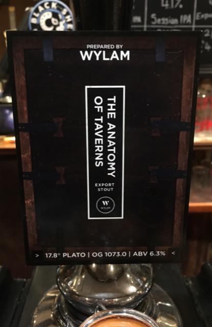 The Anatomy Of Taverns 6.3%, Wylam, England