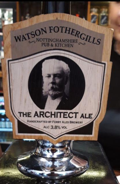 The Architect Ale 3.8%, Ferry Ales Brewery, England