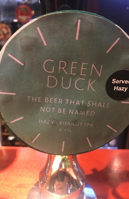 The Beer That Shall Not Be Named 6.1%, Green Duck Beer Co., England