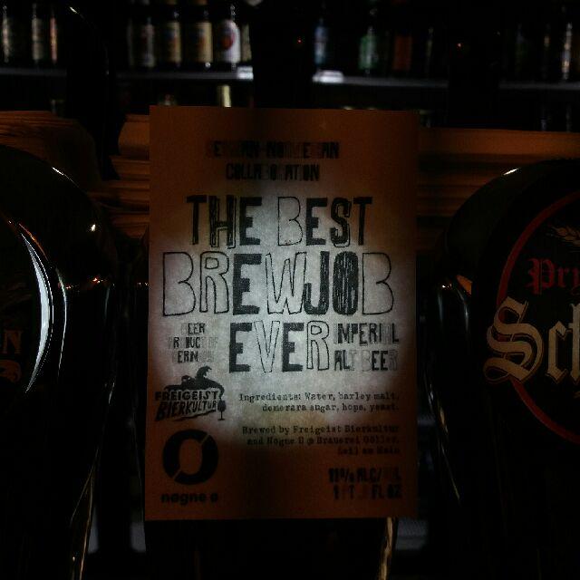 The Best Brewjob Ever 11.0%, Freigeist Bierkultur, Germany