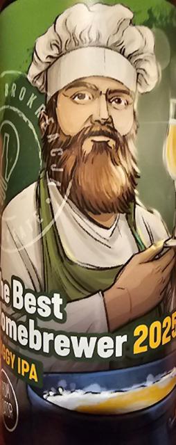 The Best Homebrewer 2025 Foggy IPA 7.0%, Browar Brokreacja, Poland