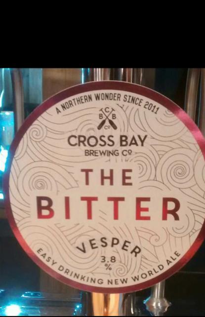 The Bitter 3.8%, Cross Bay Brewing Co, England