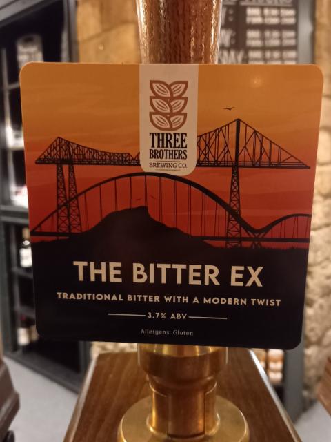 The Bitter Ex 3.7%, Three Brothers Brewing Co, England