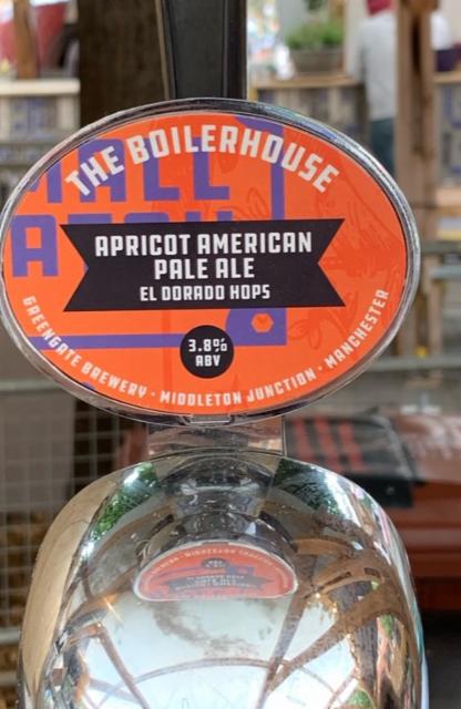 The Boilerhouse Apricot American Pale Ale 3.8%, J.W. Lees Brewery, England