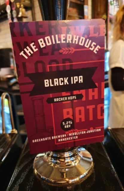 The Boilerhouse Black IPA 5.2%, J.W. Lees Brewery, England