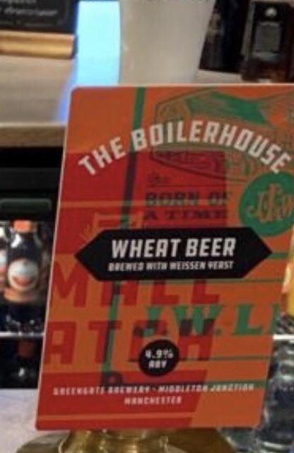 The Boilerhouse Wheat Beer 4.9%, J.W. Lees Brewery, England