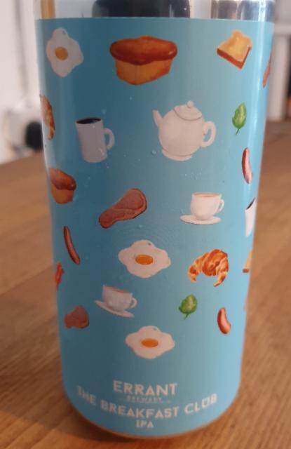 the breakfast club 5.4%, Errant Brewery, England