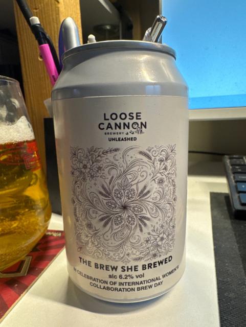 The Brew She Brewed 6.2%, Loose Cannon Brewery, England