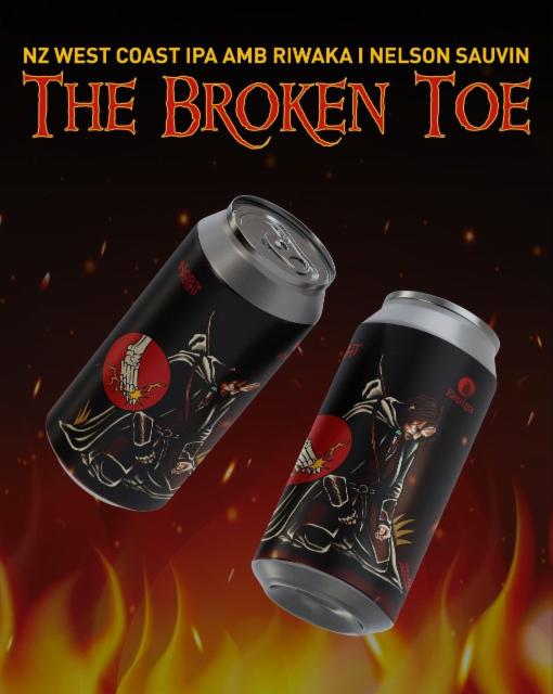 The Broken Toe 6.5%, Cerveses Hoppit, Spain