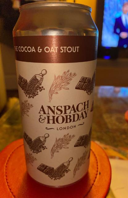 The Cocoa & Oat Stout 4.5%, Anspach & Hobday, England