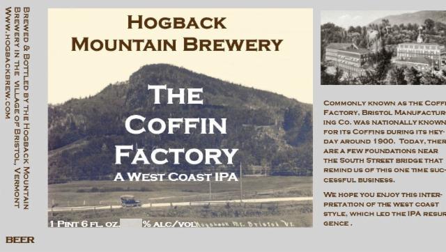 The Coffin Factory 6.5%, Hogback Mountain Brewing Company, United States
