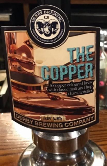 The Copper 3.8%, Derby Brewing, England