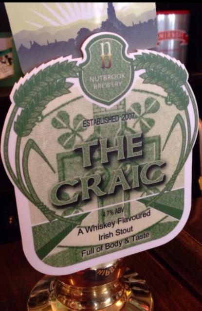 The Craic 4.7%, Nutbrook Brewery, England