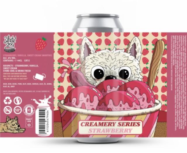 The creamery - strawberry 6.0%, White Dog Brewery, Netherlands