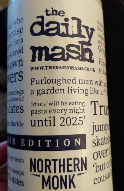 The Daily Mash 2020 Souvenir Edition 5.0%, Northern Monk Brew Co., England