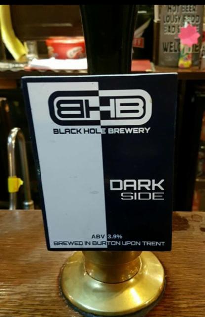 The Dark Side 3.9%, BLACK HOLE BREWERY, England
