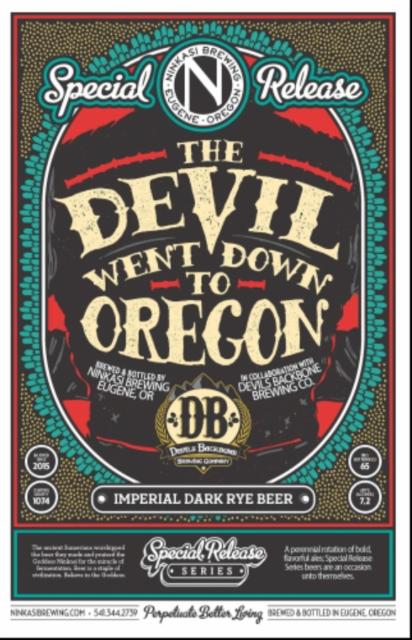 The Devil Went Down To Oregon 7.2%, Ninkasi Brewing Company, United States