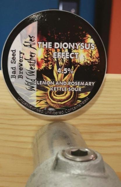 The Dionysus Effect 4.5%, Wild Weather Ales, England