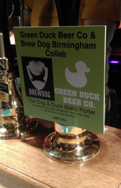 The Dog & Duck Baltic Porter 9.0%, Green Duck Beer Co., England