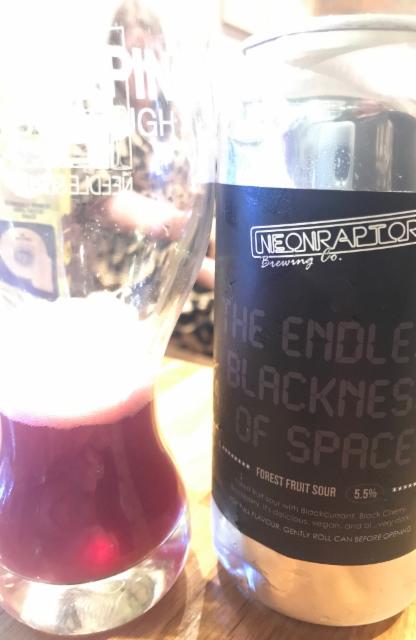 The endless blackness of space 5.5%, Neon Raptor Brewing Co., England