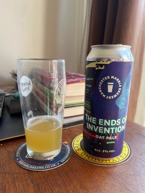 The ends of invention 5.0%, Marble Beers, England