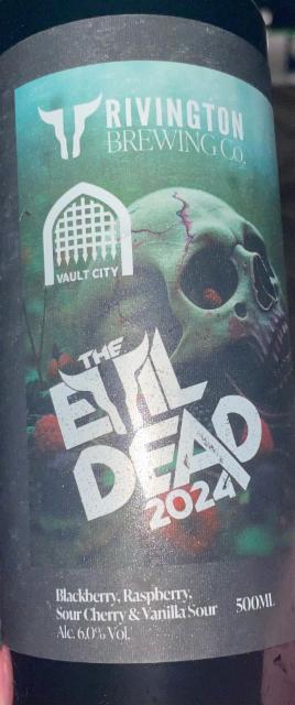 The evil dead 2024 6.0%, Rivington Brewing Co., England